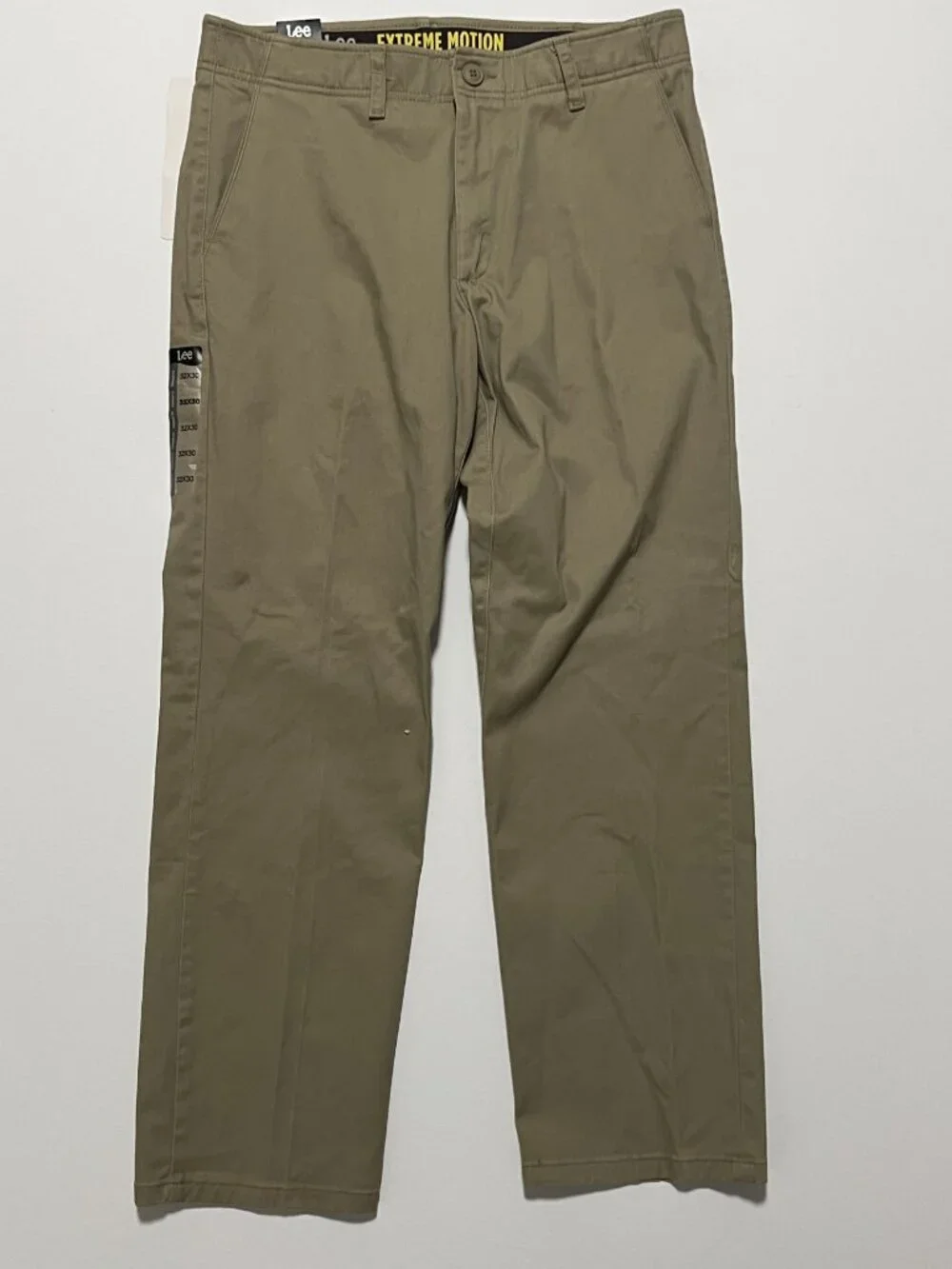 Lee Extreme Motion Pants *NWT Straight Fit Casual Comfort Beige Men's size 32x30